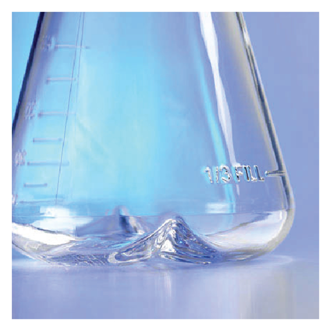 Baffled Polycarbonate Erlenmeyer Flasks with Cap