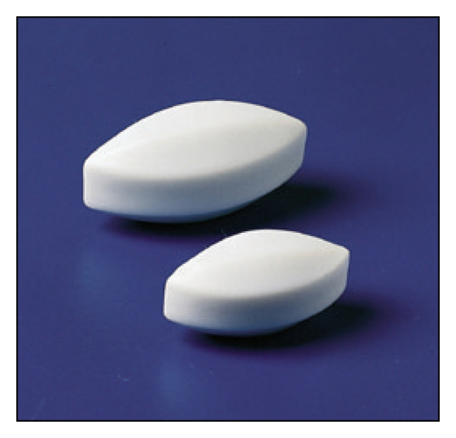 Egg-Shaped Spinbar&trade; Magnetic Stir Bars