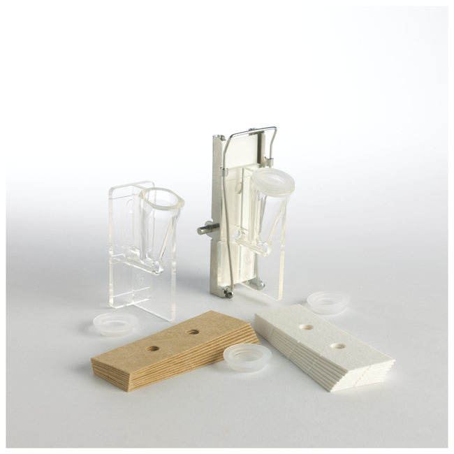 TPX Single Sample Chamber, Caps and Filter Cards