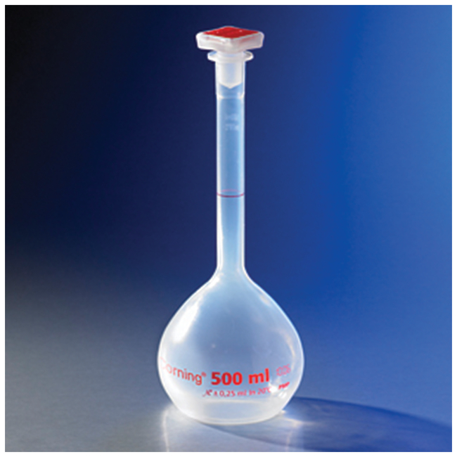 Class A Reusable PMP Volumetric Flasks with Tapered PP Stopper