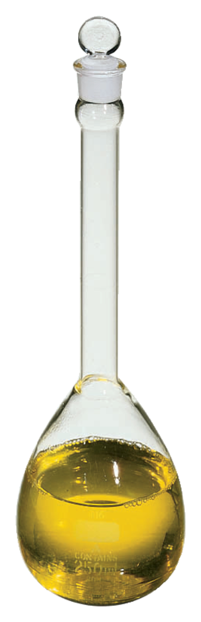 White Line Flasks with Standard Taper Stoppers