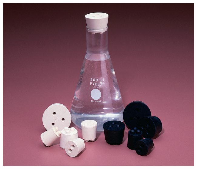 Three-hole Twistit&trade; Rubber Stoppers