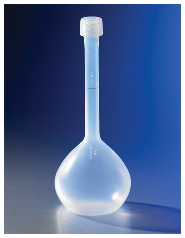Class A Reusable PFA Volumetric Flasks with Screw Cap