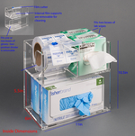 Three Compartment Benchtop Organizer