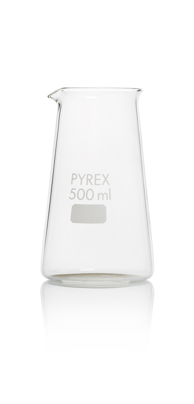 Pyrex Glass Conical Pyrex™ Borosilicate Glass Conical Beakers 500 mL | Buy Online | Fisherbrand