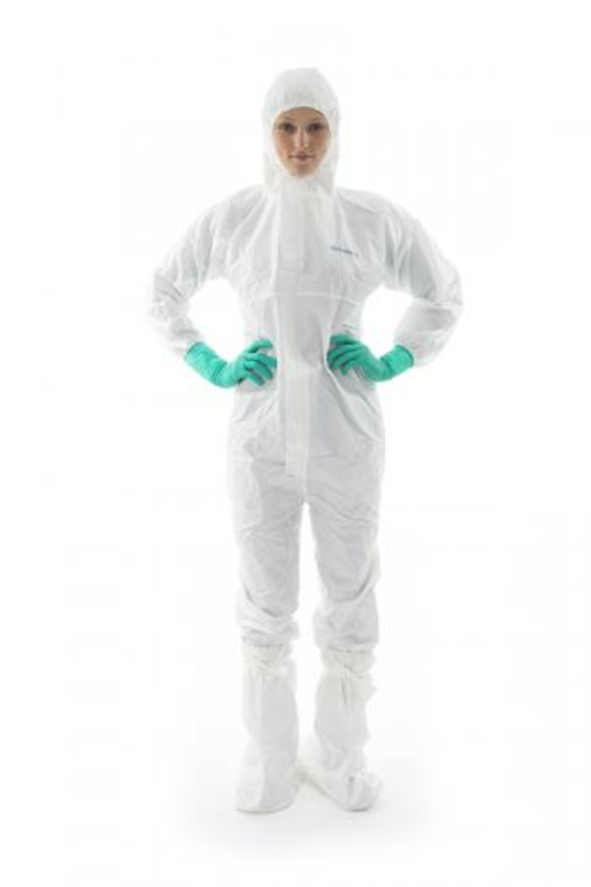 BioClean-D™ Sterile Coveralls with Hood and Thumb Loops