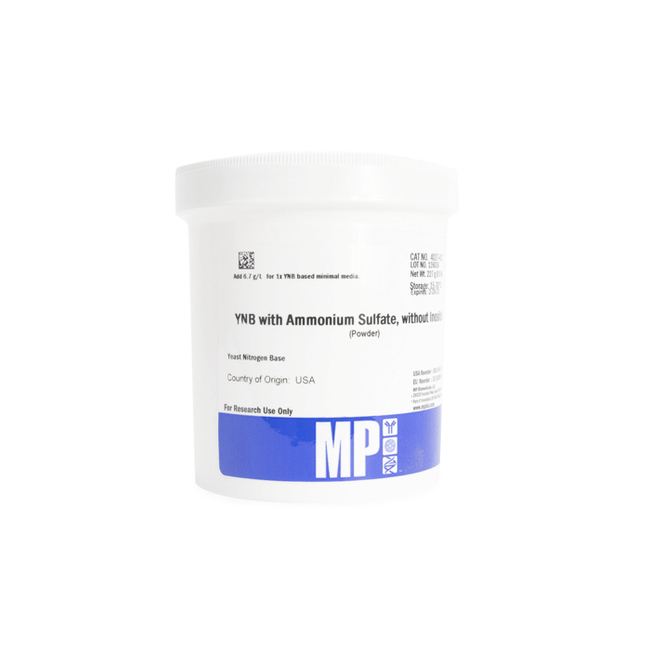 YNB, Powdered Media: With Ammonium Sulfate; Without Inositol