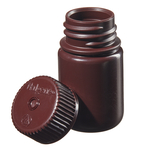 Nalgene&trade; Wide-Mouth Lab Quality Amber HDPE Bottles