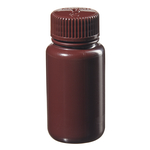 Nalgene&trade; Wide-Mouth Lab Quality Amber HDPE Bottles