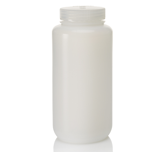Nalgene&trade; Wide-Mouth HDPE Bottles with Closure: Bulk Pack
