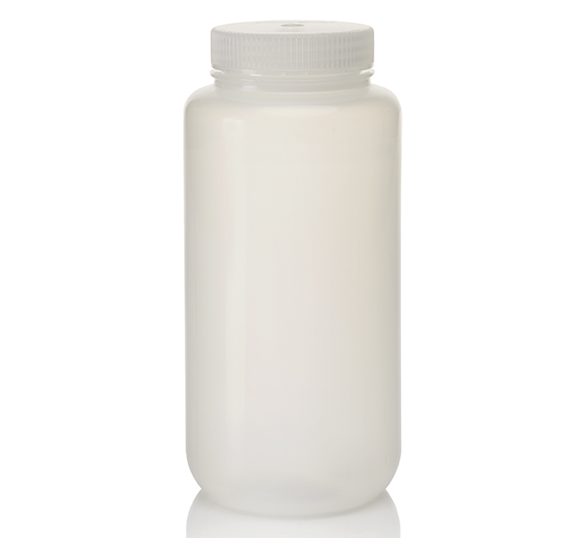 Nalgene&trade; Wide-Mouth PPCO Bottles with Closure: Bulk Pack, Autoclavable