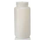 Nalgene&trade; Wide-Mouth HDPE Economy Bottles with Closure