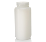 Nalgene&trade; Wide-Mouth HDPE Economy Bottles with Closure