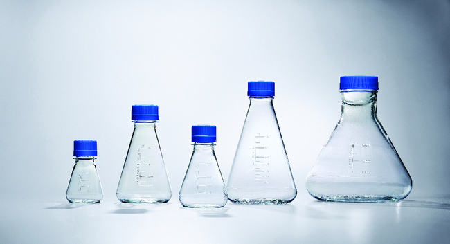 Nalgene&trade; Single-Use PETG Erlenmeyer Flasks with Baffled Bottom: Sterile